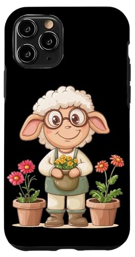 Gartentaugliches lustiges Schaf für eine komödiantische Note Hülle für iPhone 11 Pro von Gardening Sheep