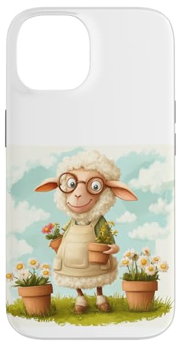 Lustiges Gärtnerschaf, für Pflanzenliebhaber Hülle für iPhone 14 von Gardening Sheep