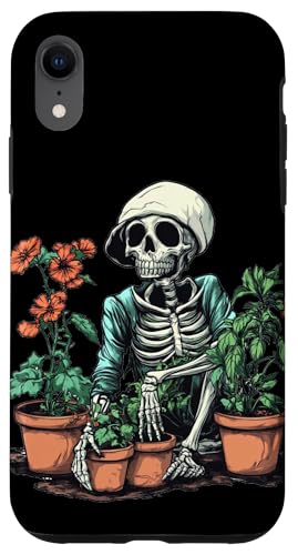 Lustiges Gärtner-Skelett für Naturliebhaber Hülle für iPhone XR von Gardening Skeleton