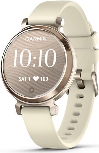 Garmin Sportuhr Lily 2 Cream Gold/Coconut - GARMIN Sportuhr Lily 2 Cream Gold/CoconutTouchscreen: Ja - Verbindungsm�glichkeiten: Bluetooth - Kompass: Nein - Farbe Geh�use: Gold - Beige - Armbandtyp: Sportarmband - Anzeige: Digital (010-02839-00) von Garmin