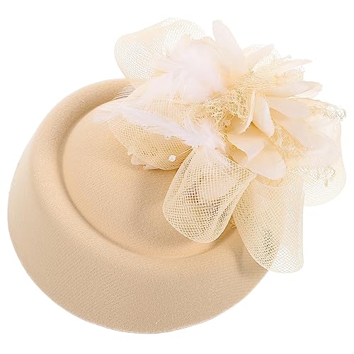 Garneck Haarspangen Für Frauen Kopfschmuck Für Die Braut Haarschmuck Für Die Braut Haarspangen Für Mädchen Kleiderhüte Für Damen Fascinator Haarschmuck Fascinator-hut-clip Gittergewebe von Garneck