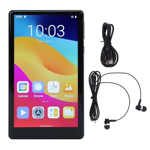 256 GB MP3-MP4-Player mit Bluetooth und WLAN, Android 11 MP3-MP4-Player mit 5,0-Zoll-Touchscreen und Lautsprecher, MP3-Musikplayer mit, E-Book, 3 GB + 32 GB von Garsent