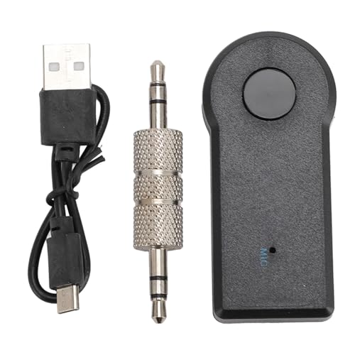 Empfänger für das Auto, Kabelloser 3,5-mm-AUX-Adapter für Heim-Stereo-Lautsprecher, Anruf, Lange Akkulaufzeit, Schnelle Übertragung (1PCS) von Garsent