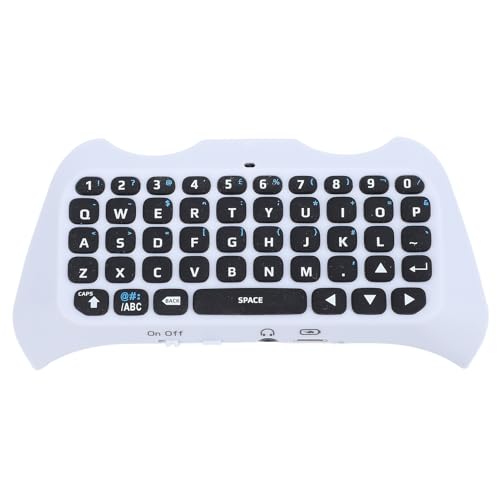 Garsent Kabellose Game-Controller-Tastatur, Kleines Bluetooth-Gamepad-Chatpad, Integrierter Lautsprecher, Tragbare Konsolenspiel-Sprachtastatur für Messaging-Gaming-Live-Chat, von Garsent