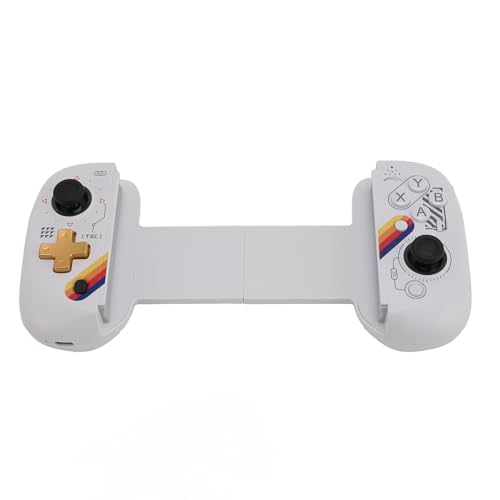 Garsent Mobiler Gaming-Controller für für Android, Teleskop-Bluetooth-Controller, Game-Controller mit RGB-Hall-Effekt-Joystick, Linearer Trigger, Turbo, Vibration, von Garsent