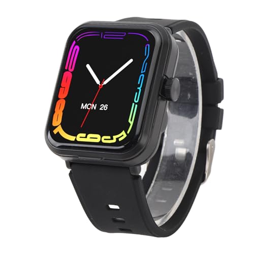 Garsent Smartwatch mit Ohrhörern, 1,85-Zoll-Touchscreen-Fitnessuhr, 2-in-1-Bluetooth-Uhr mit Schritt-Kalorien-Schlafmonitor, Smartwatch für Männer und Frauen (Black) von Garsent