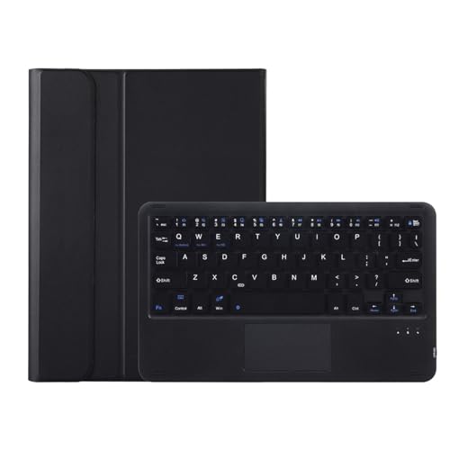 Garsent Tragbare Bluetooth-Tastatur, Tablet-Tastatur mit Magnetischem Stifthalter, Kleine Abnehmbare Externe Tastatur für Tab P11 2. Generation Pad Plus 2023 11,5 Zoll (Black) von Garsent