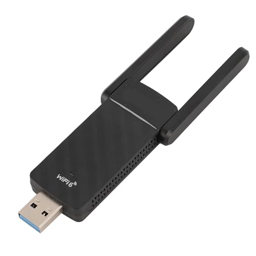 Kabelloser USB-Adapter, Dualband 2,4 G 5,8 G WLAN-Dongle für PC Laptop, 1800 Mbit/s Kabelloser Netzwerkadapter für Desktop-Computer, Unterstützt für Win 10 11, Dual 3Dbi High von Garsent