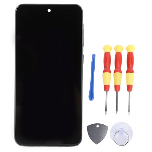 TFT für Galaxy A55 5G, LCD-Display-Touchscreen-Digitizer-Baugruppe Galaxy A55, LCD-Display-Touchscreen-Digitizer-Baugruppe mit Rahmen, Komplett mit Reparaturwerkzeugen (Black) von Garsent