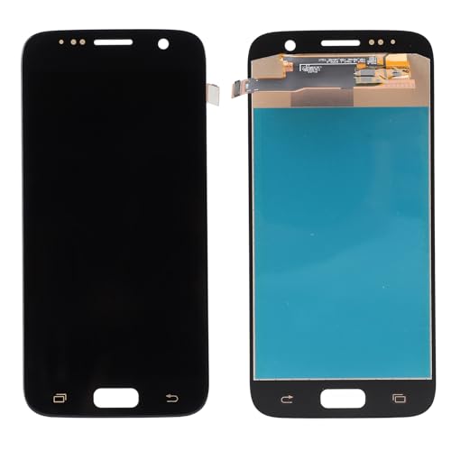 TFT für Galaxy S7, OLED-LCD-Display, Touchscreen S7, Ersatz-Digitizer-Baugruppe für Galaxy S7, Klares Display, Inklusive Reparaturwerkzeug-Set, vor Dem Versand Getestet (Black) von Garsent