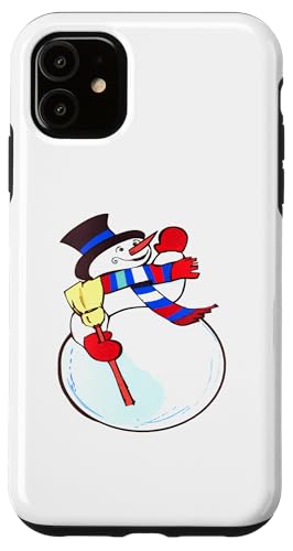 Hülle für iPhone 11 Schneemann Schneemann von Gary Overton