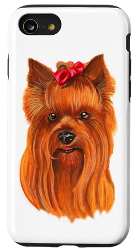 Hülle für iPhone SE (2020) / 7 / 8 Yorkshire Terrier Yorkie Hunderasse von Gary Overton