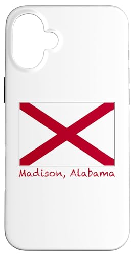 Madison Alabama Flagge USA Souvenir Hülle für iPhone 16 Plus von Gary Overton