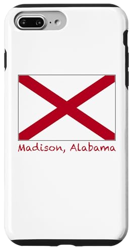 Madison Alabama Flagge USA Souvenir Hülle für iPhone 7 Plus/8 Plus von Gary Overton