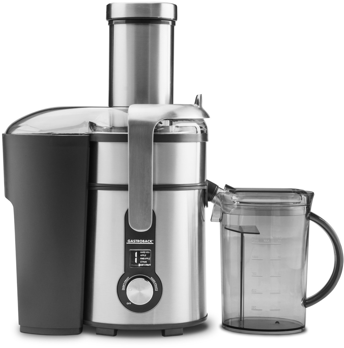 Design Multi Juicer Digital Entsafter edelstahl/schwarz Design Multi Juicer Digital Entsafter edelstahl/schwarz von Gastroback