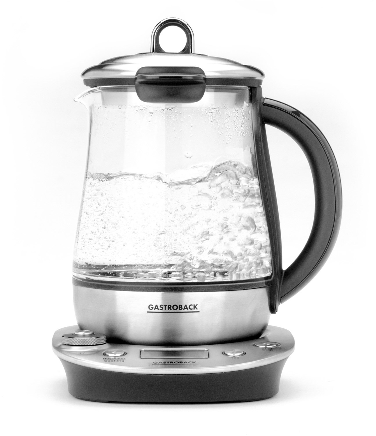 Design Tea & More Advanced Wasserkocher edelstahl/glas von Gastroback