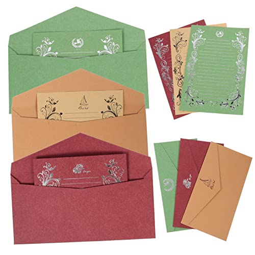 Gatuida 12 Sätze Grußkarten-Einladung Briefumschläge aus Papier Retro-Schreibpapier die einladung letter paper Briefe briefumschlag Verpackungsumschlag Umschlag für Einladung Dark Brown Gatuida 12 Sätze Grußkarten-Einladung Briefumschläge aus Papier Retro-Schreibpapier die einladung letter paper Briefe briefumschlag Verpackungsumschlag Umschlag für Einladung Dark Brown von Gatuida