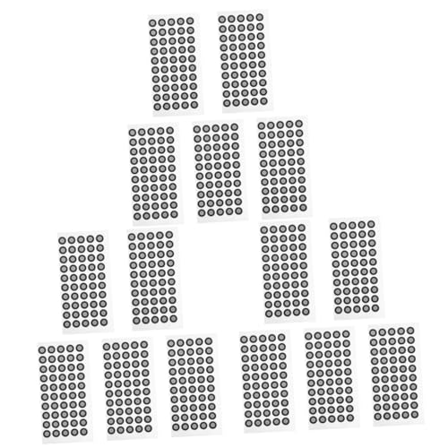 Gatuida 15 Blätter Scanner Markiert Punkte 3d-scanmarkierungen Nützlicher Reflektierender Punkt Pop 2 3d-scanner Positionierungsziele Für 3d-scanner 3 Aufkleber Film Reflektierende Folie von Gatuida