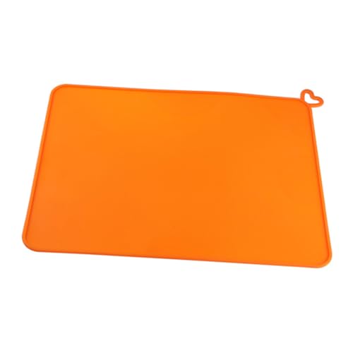 Gatuida 1stk Antirutschmatte Aus Silikon 3d-drucker-zubehör Mat.-nr Rutschfestes, Lichtempfindliches Pad Dlp Slap Pad Schlagmatte Rutschfester 3d-drucker Anti-rutsch-pad Orange Kieselgel von Gatuida