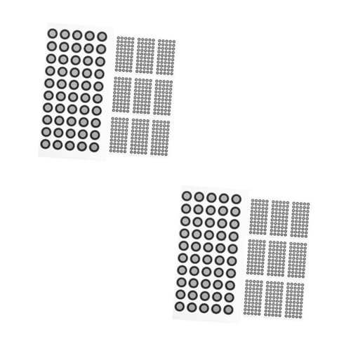 Gatuida 2 Sätze 2 Sätze Scanner Identifikationspunkt 3D Scanmarkierungspunkte Reflektierende Markierungspunkte Referenzmarkierungspunkte 3D Scanning Reflektierender Punkt 12 Blatt * 2 von Gatuida