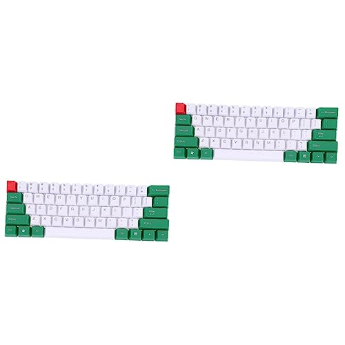 Gatuida 2 Sätze Tastenkappe Tastaturabdeckung Tastatur Zubehör Mechanische Tastaturkappe Tastatur Wechseln Gaming-tastatur Schalter Mechanisch Office-tastatur Büro Schlüssel Klaviatur Pbt von Gatuida