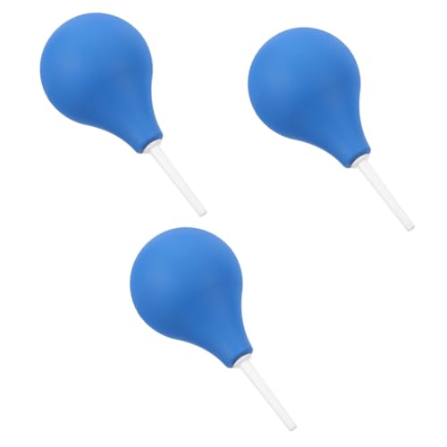 Gatuida 3st Quantitative Pipette Birnenspritze Laborwaschbirne Saugbirne Für Labor Laborsaugball Quantitative Glühbirne Pipettenball Laborbirne Laborwaschmaschine Kieselgel Blue von Gatuida