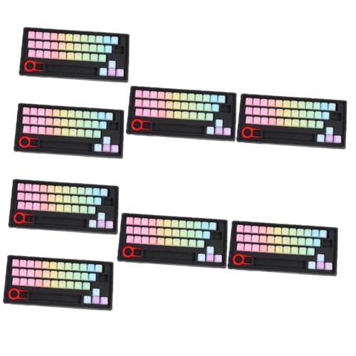 Gatuida Tastaturersatz 8 Sätze Tastenkappe Tastaturschutz Computertastaturen Gaming-Tastatur Mechanisch Mechanische Tastatur Computer Tastatur Einzigartige Tastaturkappen Pbt Schalter von Gatuida