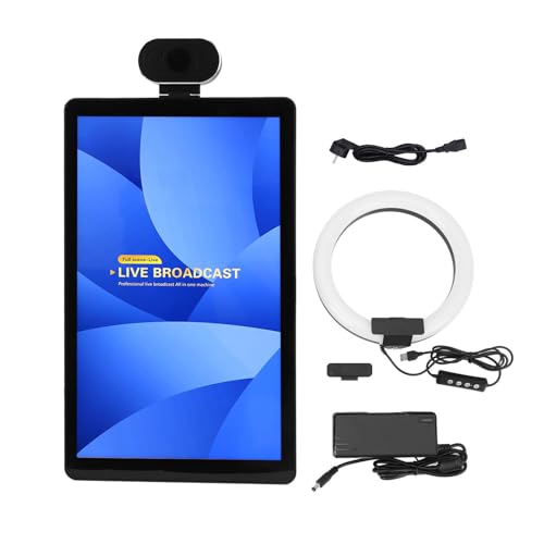 Live-Übertragung, interaktive 50-MP-Kamera, 8 GB, 128 GB, integrierte Touchscreen-Display-Maschine mit Mikrofon-Licht für Android 11 von Gavigain