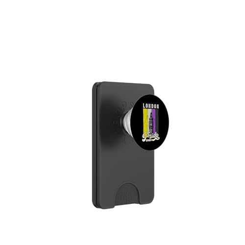 London Pride 2023, Big Ben, Nonbinary Pride Flagge PopSockets PopWallet für MagSafe von Gay Pride LGBT by Content Design Studio