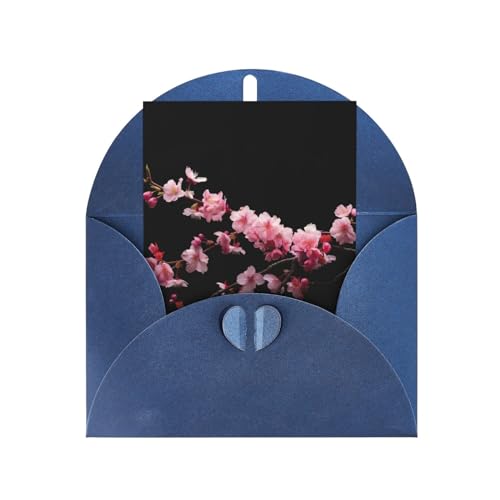 GeRRiT Japanische Kirschblumen-Druck-Urlaubskarten, Geburtstags-Hochzeitseinladungen, Dankeskarten von GeRRiT