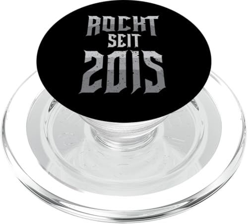 10. Geburtstag Rockt Seit 2015 Jahrgang Rock Gitarre Kinder PopSockets PopGrip für MagSafe von Geburtstag Geschenkideen Rock Musik Rocker 2025