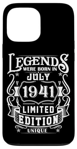 Hülle für iPhone 13 Pro Max Geburtstag Juli 1941 Limited Geschenk Edition Vintage von Geburtstagsgeschenk Damen 1941 Geschenkidee Herren