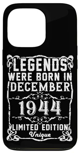 Hülle für iPhone 13 Pro Geburtstag Dezember 1944 Limited Geschenk Edition Vintage von Geburtstagsgeschenk Damen 1944 Geschenkidee Herren