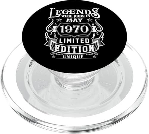 Geburtstag Mai 1970 Limited Geschenk Edition Vintage PopSockets PopGrip für MagSafe von Geburtstagsgeschenk Damen 1970 Geschenkidee Herren