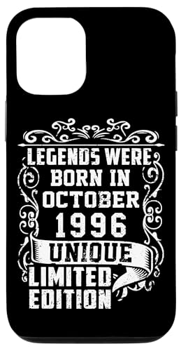 Hülle für iPhone 12/12 Pro Geburtstag Oktober 1996 Limited Geschenk Edition Vintage von Geburtstagsgeschenk Damen 1996 Geschenkidee Herren