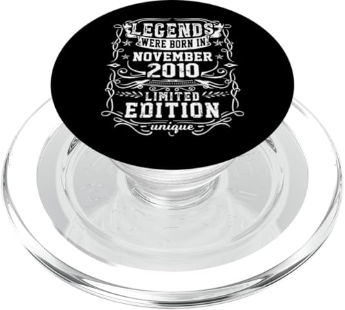 Geburtstag November 2010 Limited Geschenk Edition Vintage PopSockets PopGrip für MagSafe von Geburtstagsgeschenk Damen 2010 Geschenkidee Herren