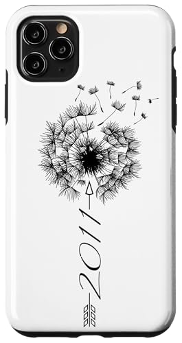 Hülle für iPhone 11 Pro Max Geburtstag 2011 Pusteblumen Süßes Geschenk Löwenzahn Breathe von Geburtstagsgeschenk Damen 2011 Geschenkidee Herren