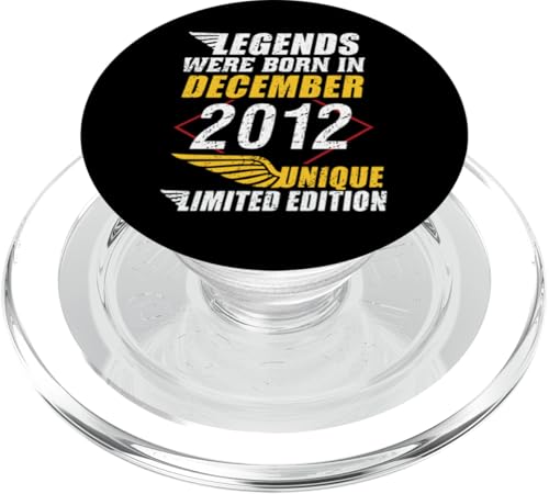 Geburtstag Dezember 2012 Limited Geschenk Edition Vintage PopSockets PopGrip für MagSafe von Geburtstagsgeschenk Damen 2012 Geschenkidee Herren