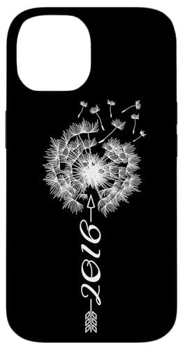 Hülle für iPhone 14 Geburtstag 2016 Pusteblumen Süßes Geschenk Löwenzahn Breathe von Geburtstagsgeschenk Damen 2016 Geschenkidee Herren