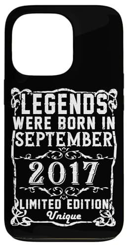 Hülle für iPhone 13 Pro Geburtstag September 2017 Limited Geschenk Edition Vintage von Geburtstagsgeschenk Damen 2017 Geschenkidee Herren