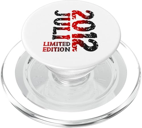 13 Geburtstag Deko Frau Mann Limited Edition Juli 2012 PopSockets PopGrip für MagSafe von Geburtstagsgeschenk Frauen Männer Geburtstagsdeko