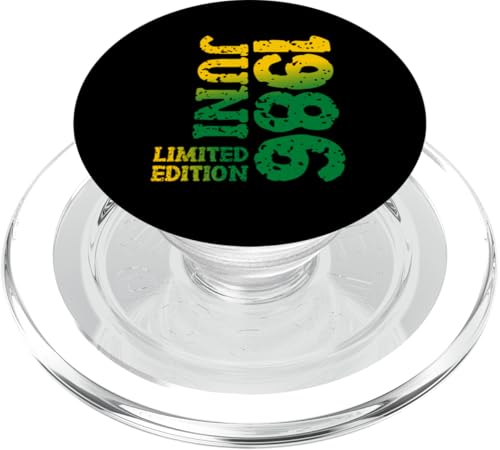 39 Geburtstag Deko Frau Mann Limited Edition Juni 1986 PopSockets PopGrip für MagSafe von Geburtstagsgeschenk Frauen Männer Geburtstagsdeko