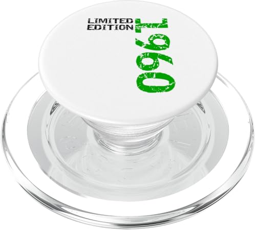 65. Geburtstag Frauen Männer 65 Jahre Limited Edition 1960 PopSockets PopGrip für MagSafe von Geburtstagsgeschenk Herren Damen Geburtstag Deko