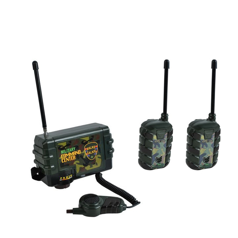 Radio Command Central mit Mikrofon + 2x Walkie Talkies von Geeek