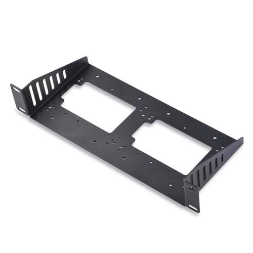 GeeekPi DeskPi RackMate Accessories SBC Shell 25,4 cm 1U Rack Regal für dauerhafte Installation in allen gängigen 25,4 cm Racks und Schränken für eine Vielzahl von Motherboards und Festplatten von GeeekPi