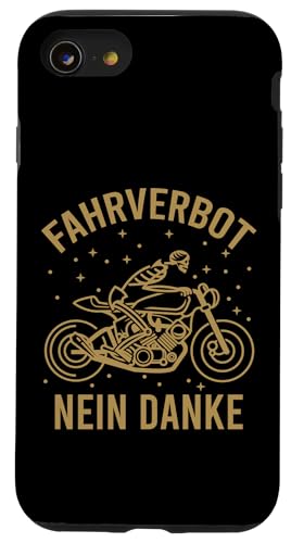 Hülle für iPhone SE (2020) / 7 / 8 Fahrverbot Nein Danke Gegen Fahrverbote für Motorräder von Gegen Motorrad Fahrverbot in Deutschland