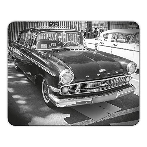 Addies Mousepad 'Opel Kapitän' schönes Mauspad Motiv in feiner Cellophan Geschenk-Verpackung mit Kautschuk Untermaterial, 24x19cm - MP06 von Geist und Geschenk