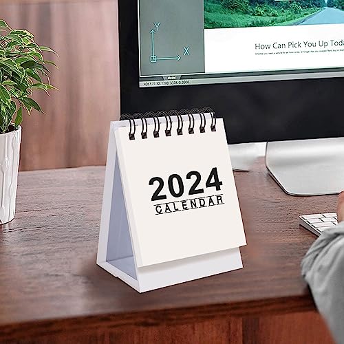 Großer Wandkalender 2024-2025 Mini Tischkalender 2024 zur Planung Tagesplaner Kleiner Kalender 2024 für Heimschule Mini 2022 Wandkalender (Weiß, Einheitsgröße) von Gelb&Schwarz