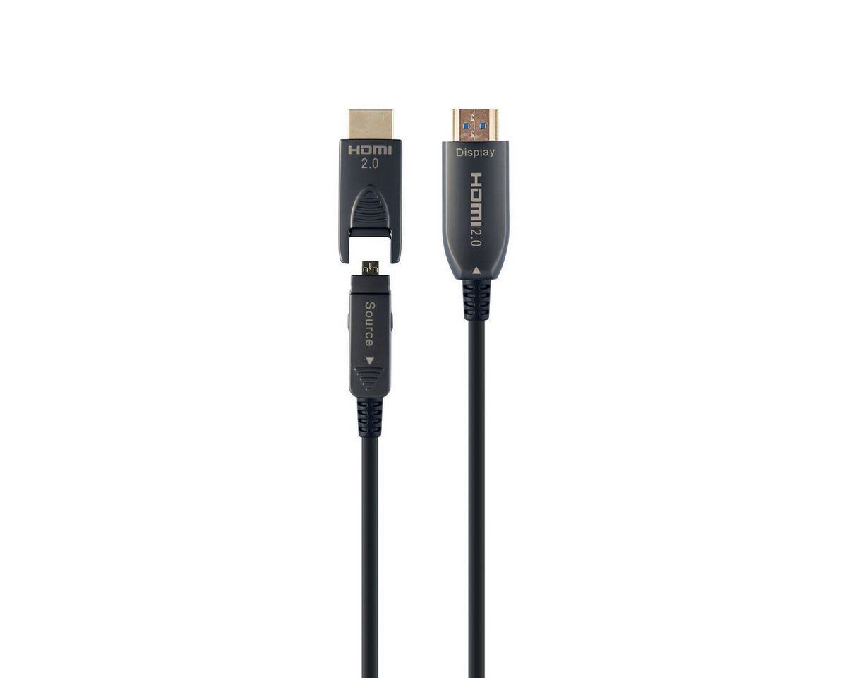 Gembird HDMI-Kabel, HDMI Kabel GEMBIRD CCBP-HDMID-AOC-30M Schwarz 30 m von Gembird