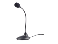 Gembird MIC-205, PC-Mikrofon, -54 dB, 50 - 16000 Hz, 2,2 Ohm, Omnidirektional, Kabelgebunden von Gembird